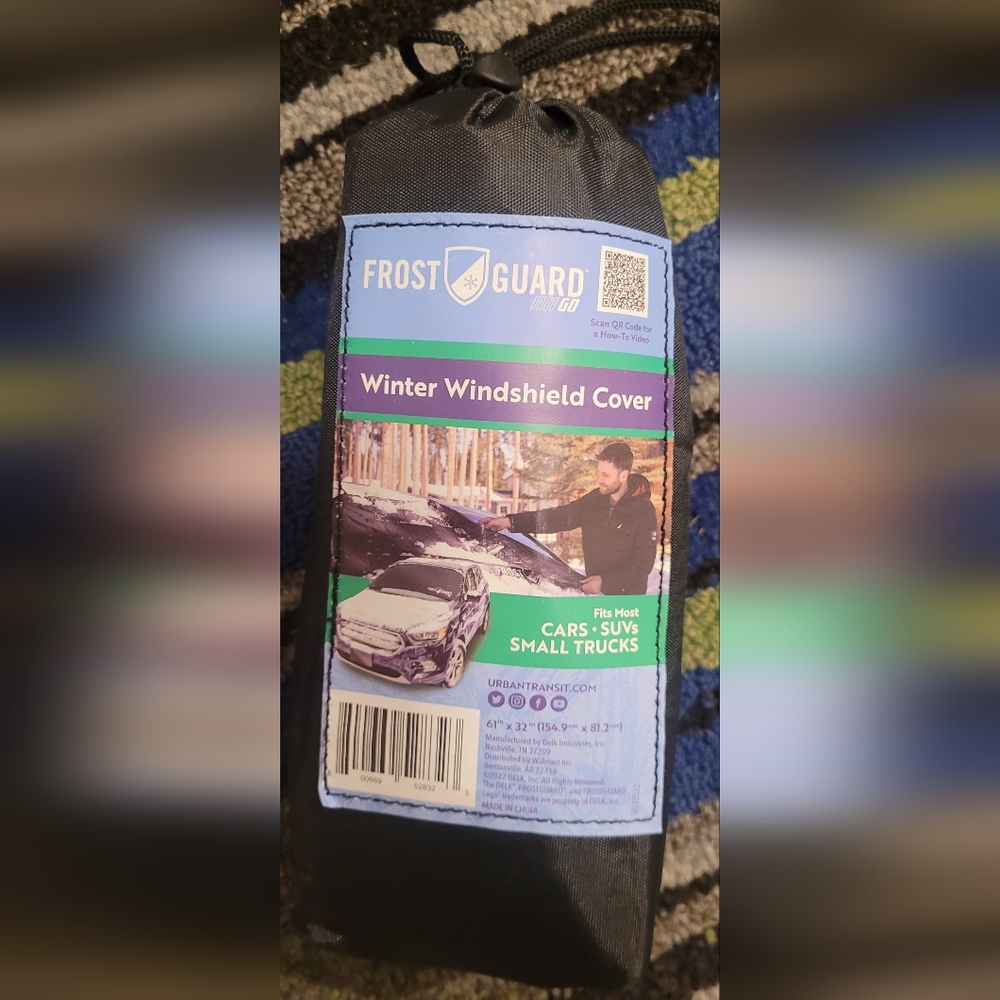 Frost guard Windshield cover for cars, s, suvs and small trucks.